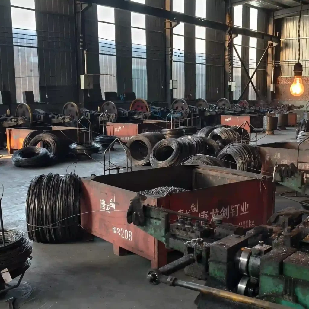 Concrete-nail-manufacturing-process-in-our-factory