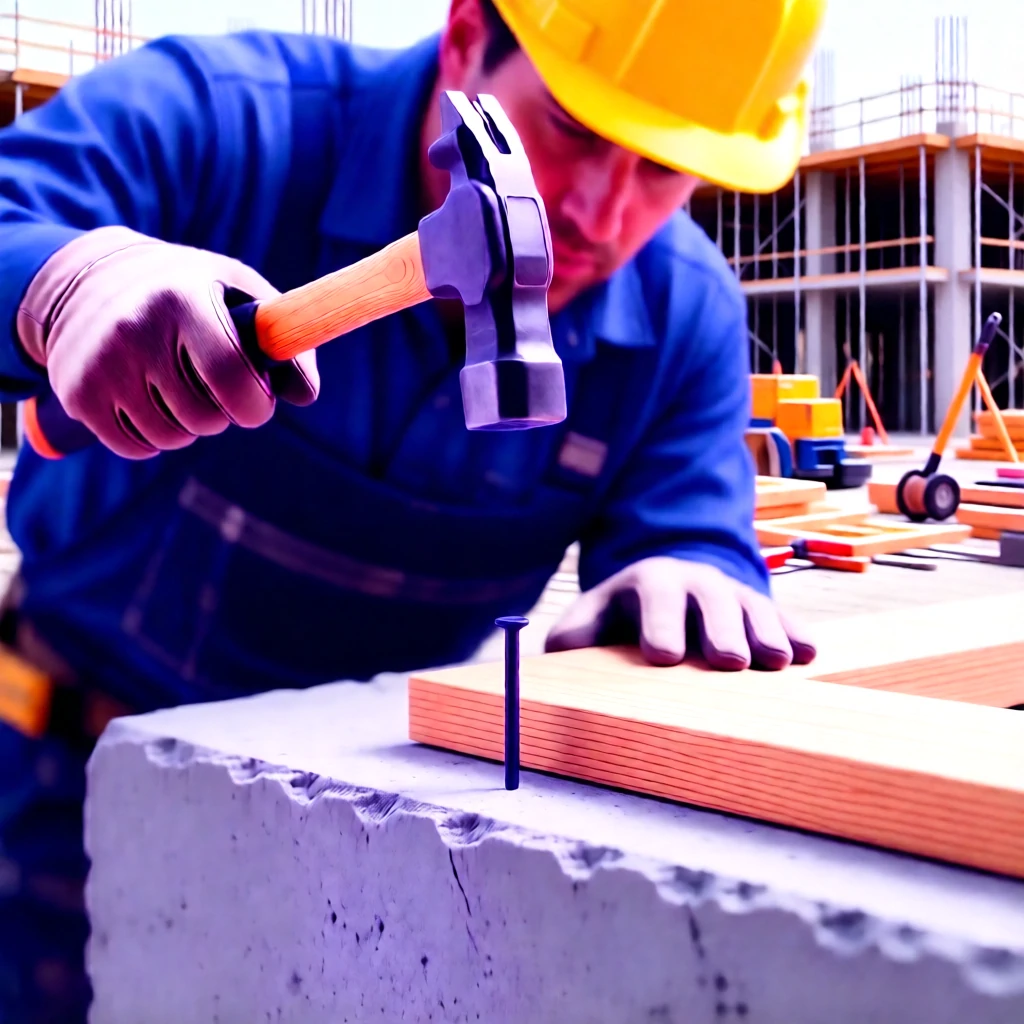 Concrete nails application