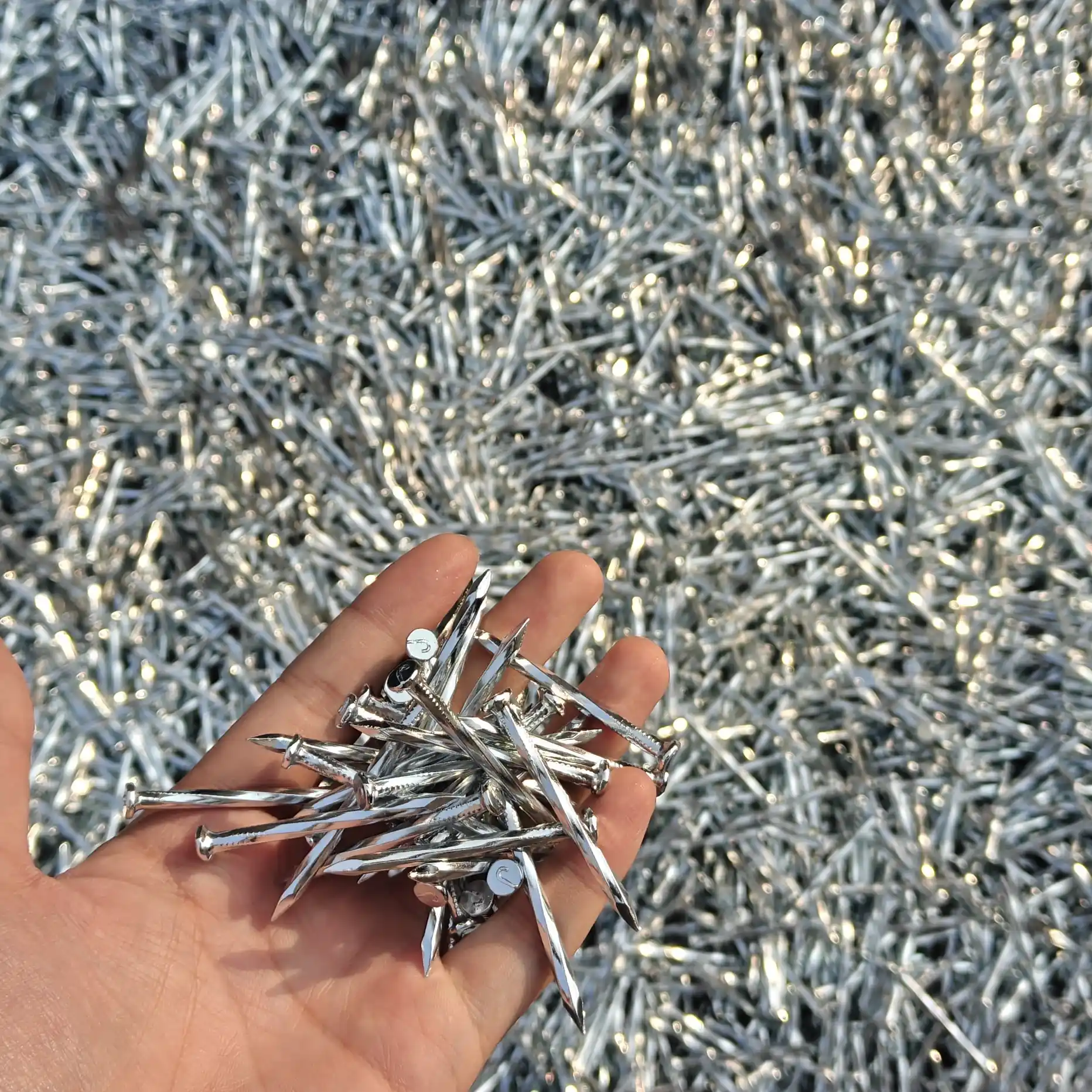 concrete nails angular spiral