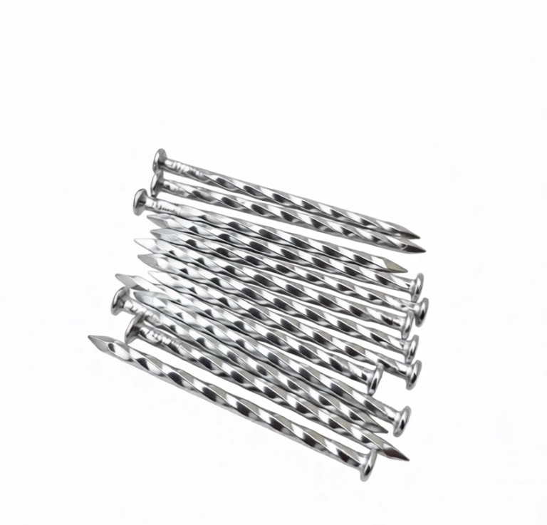 concrete nails angular spiral