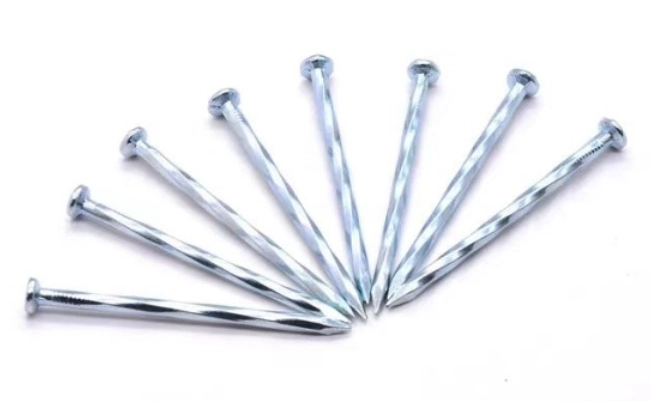 concrete nails angular spiral