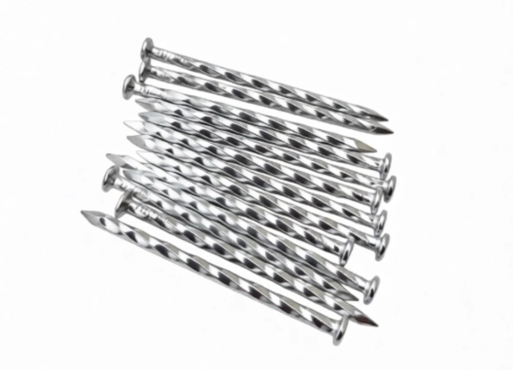 concrete nails angular spiral